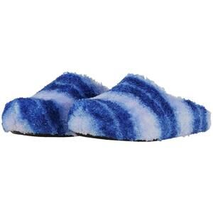 NEW MARNI men's fussbett sabot sponge clog in blue